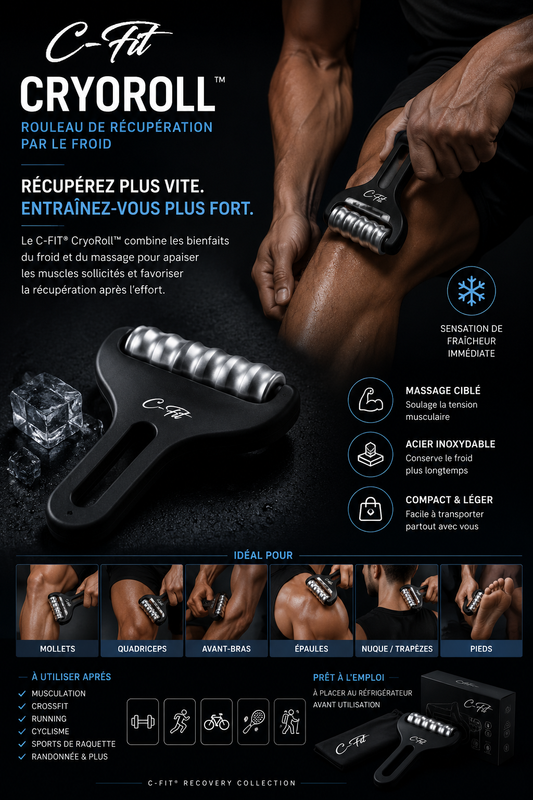 C-FIT® CryoRoll™ – Rouleau de cryothérapie musculaire