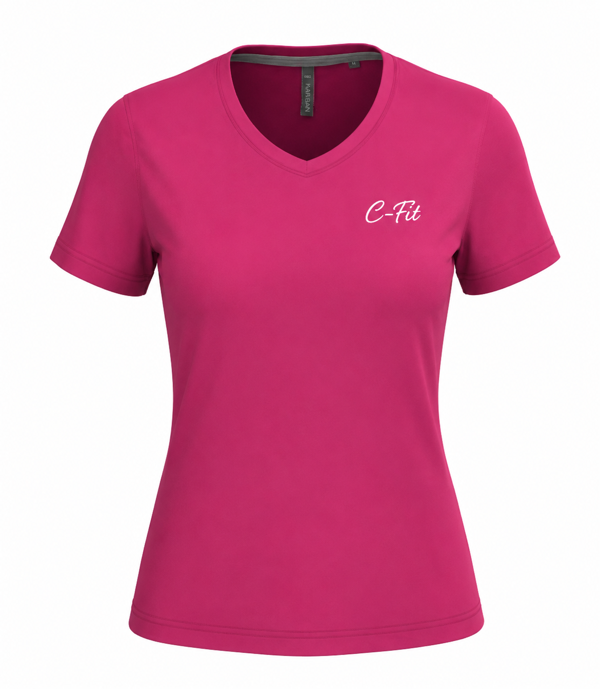 T-Shirt Fitness Femme Respirant  C-Fit Rose – Confort & Performance