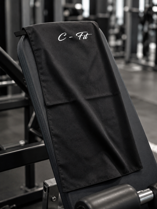 Serviette de Sport Microfibre C-FIT® 50x100 Noire